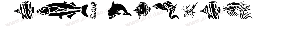 HFF Bird Stencil字体转换